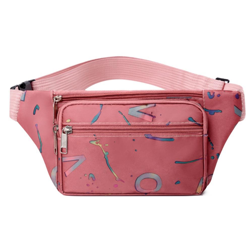 Casual Oxford Women Fanny Packs Anti-theft Large Capacity Running Waist Bag Lightweight Multi-pocket Sports Belt Pouch