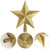 20cm Star Christmas Tree Topper Glitter Christmas Tree Decoration for Party Home Decoration