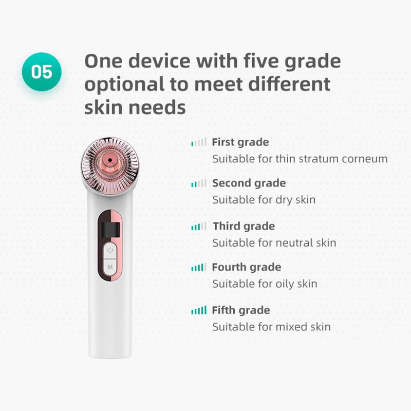 Hot Cold Compress Blackhead Remover Multiple Function Skin Care Device Acne Whitehead Blackhead Remover With HD Camera