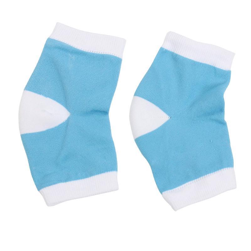 Silicone Moisturizing Heel Protector Socks - Anti-Crack Cotton Cover for Men and Women