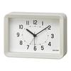 RHYTHM Alarm Clock Continuous Second Hand A6 Size Interior Clock White 10.6x14.8x4.8cm RHYTHM PLUS 8RE675SR03