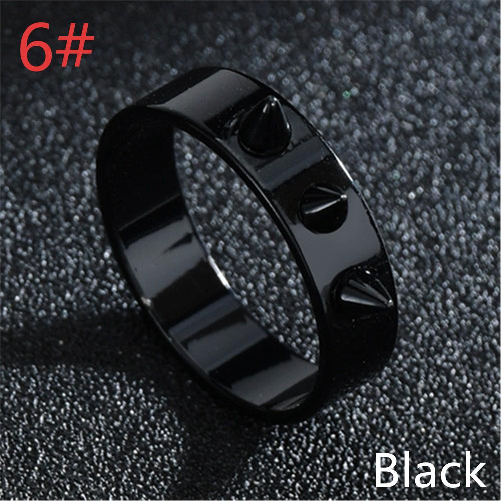Schmuck Hip Hop Biker Rock Nieten Punk Ringe Herrenringe Edelstahl