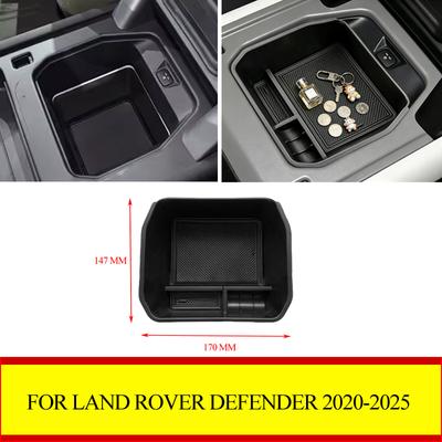 Armrest Storage Box Tray For Land Rover Defender 130 110 90     2024 2025 Central Console Accessories
