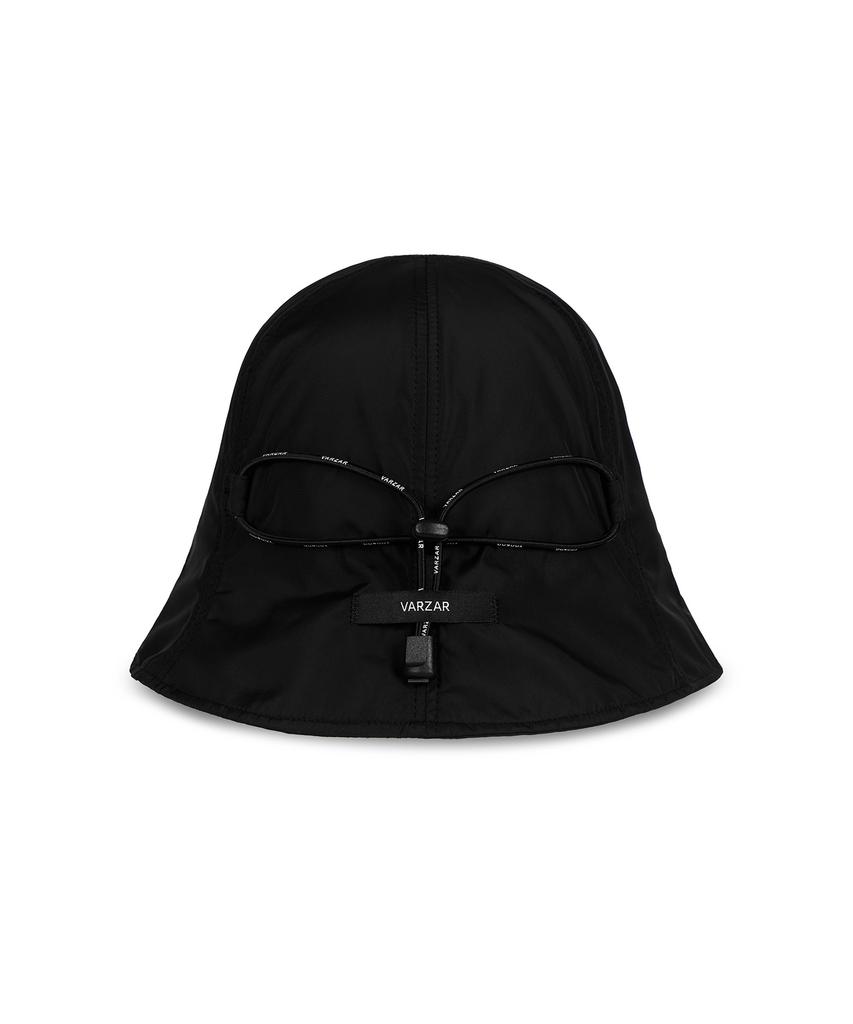Bajal Varzar Label String Bucket Hat Black