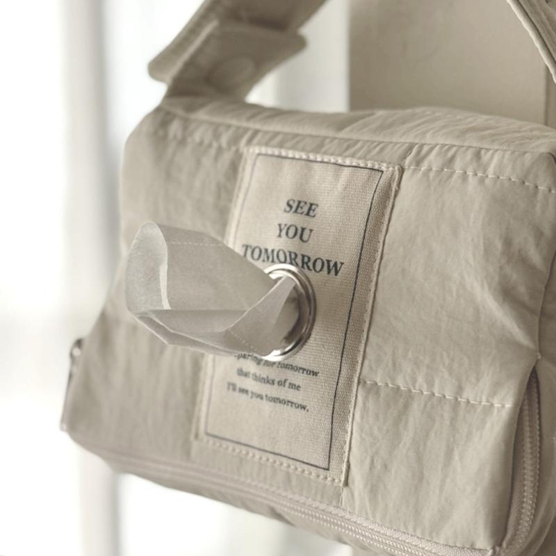 Stylish Stroller Wet Wipes Pouch Travel Essential for Parents Reusable Cotton Storage Bag Care Accessory