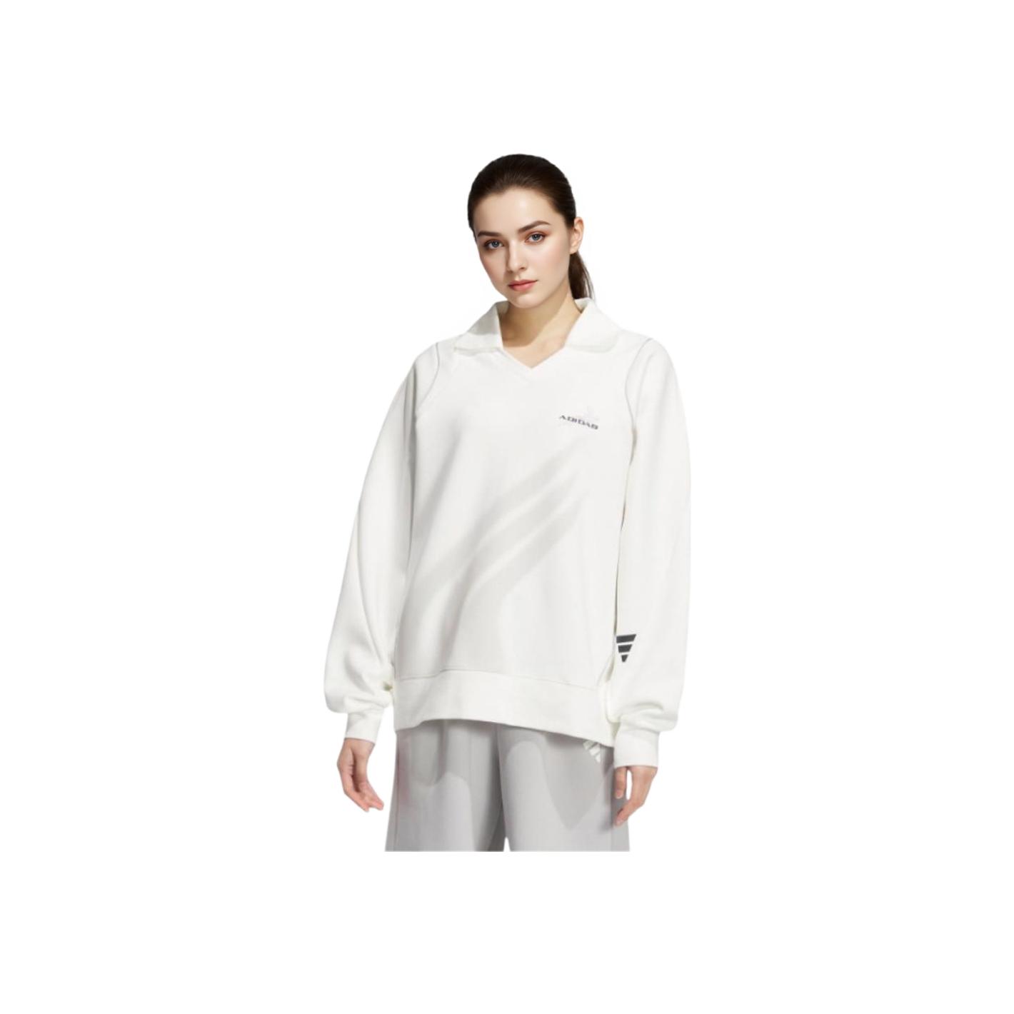Adidas Soft Skin Versatile Pullover Sweatshirt Women Sweatshirt Bright-White JY8059 XL
