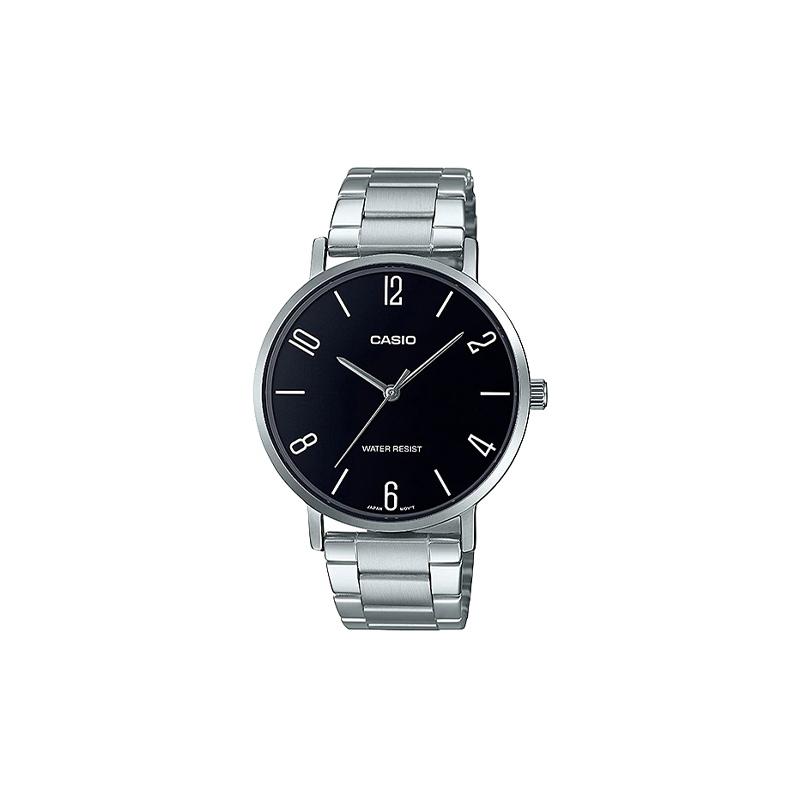 

Casio STANDARD Series Heart of Darkness Fashion Simple Business Casual Style Quartz Movement Stainless Steel Strap Japanese and Korean MTP-VT01D-1B2 чорний
