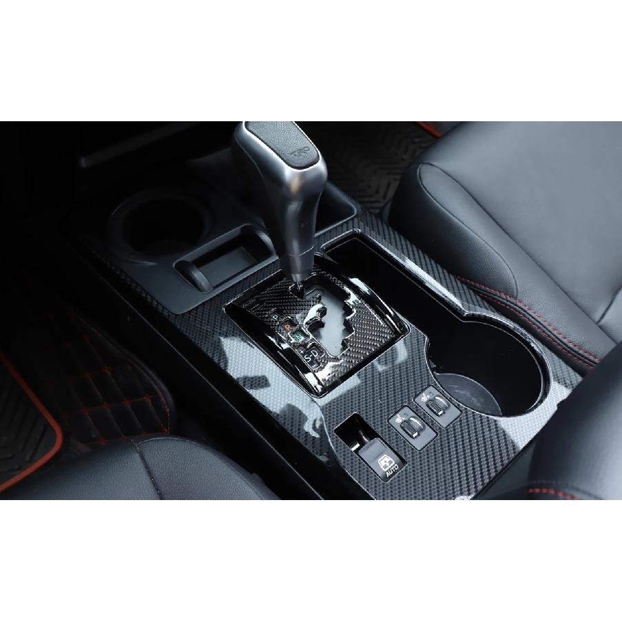 Central Gear Shift Panel Decoration Cover Frame Trim Stickers for 4runner 2010-2021 2022 2023 Car Interior Moulding Accessories