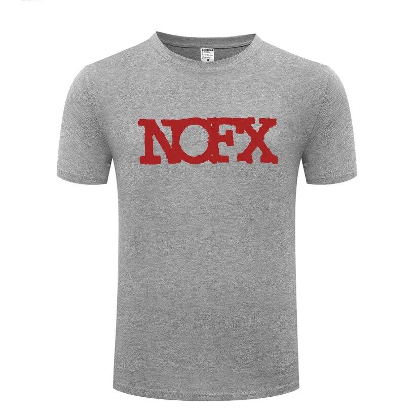 Hudba Punk Rock Trička NOFX Unisex Hip Hop Krátký rukáv O Výstřih Bavlněné Unisex tričko Cool Funny Streetwear Top Tričko Velká velikost Léto