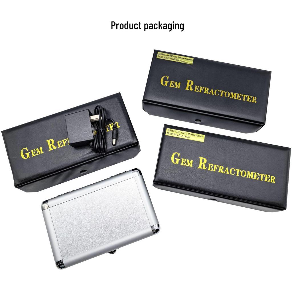 High-Precision Digital Refractometer for Gemstone and Jade Jewelry Appraisal