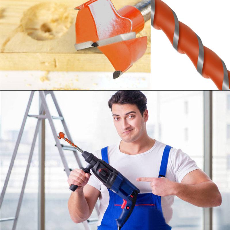 1/5pc 16-25mm Lengthen Forstner Bit Auger Drill Bits Wood Hole Saw Woodworking Opener Wooden Cutter for Hinge