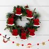 Christmas Red Velvet Bows DIY Wreaths Door Windows Ornaments Xmas Tree Hanging Pendants Home Wedding Party Decoration Supplies