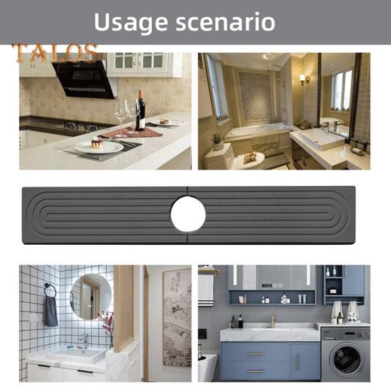 Podložka pod baterii Super Absorpční Kámen Podnos pod dřez Zabraňuje Hromadění Vlhkosti Rychleschnoucí Podložka pro Kuchyňskou Koupelnovou Desku