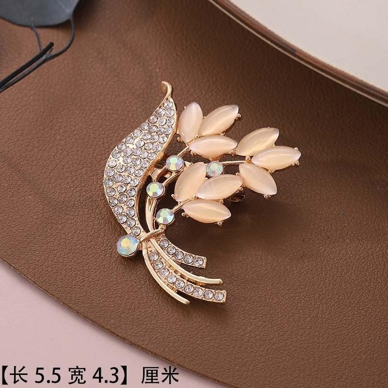 Brooch Premium Niche Accessories Versatile Creative Women's Collar Pin Diamond Anti-light Temperament Corsage