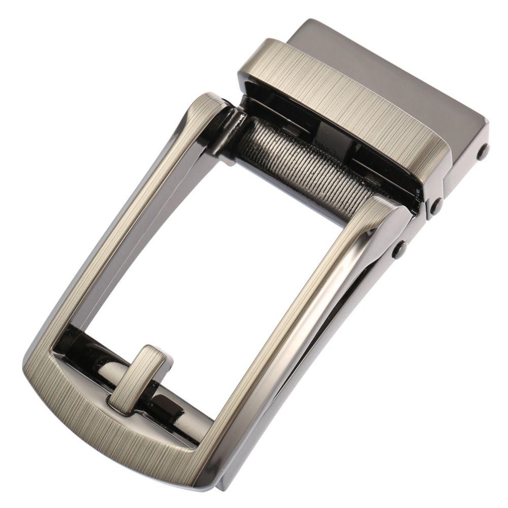 Men's Business Alloy Automatic Buckle Unique Men Plaque Belt Buckles 3.2cm Ratchet Men Accessories Designer Belt Buckle