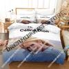 3D Print Celine Dion Bedding Set Boys Girl Twin Queen King Size Duvet Cover Pillowcase Bed Boys Adult Home Textiles