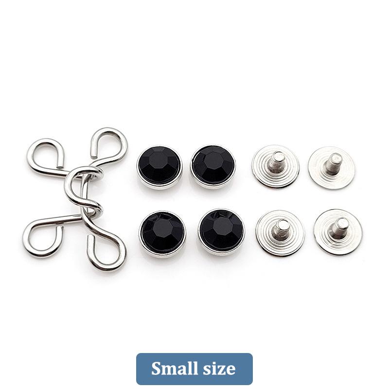 1PC Frauen Rock Hosen Jeans Verstellbare Taille Clip Metall Pins Kleidung Zubehör