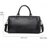 New Fashion Plaid Handbag Korean Version of Leisure Business Fitness Travel Shoulder Messenger Bag