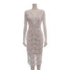 GRAXIA Cabaret Midi Tight Hostess Cabaret Club Lounge Long Eyelash Size L Dress, Dress, High-Waisted, Dress, Dress, Dress, Dress, Sleeves, Lace,