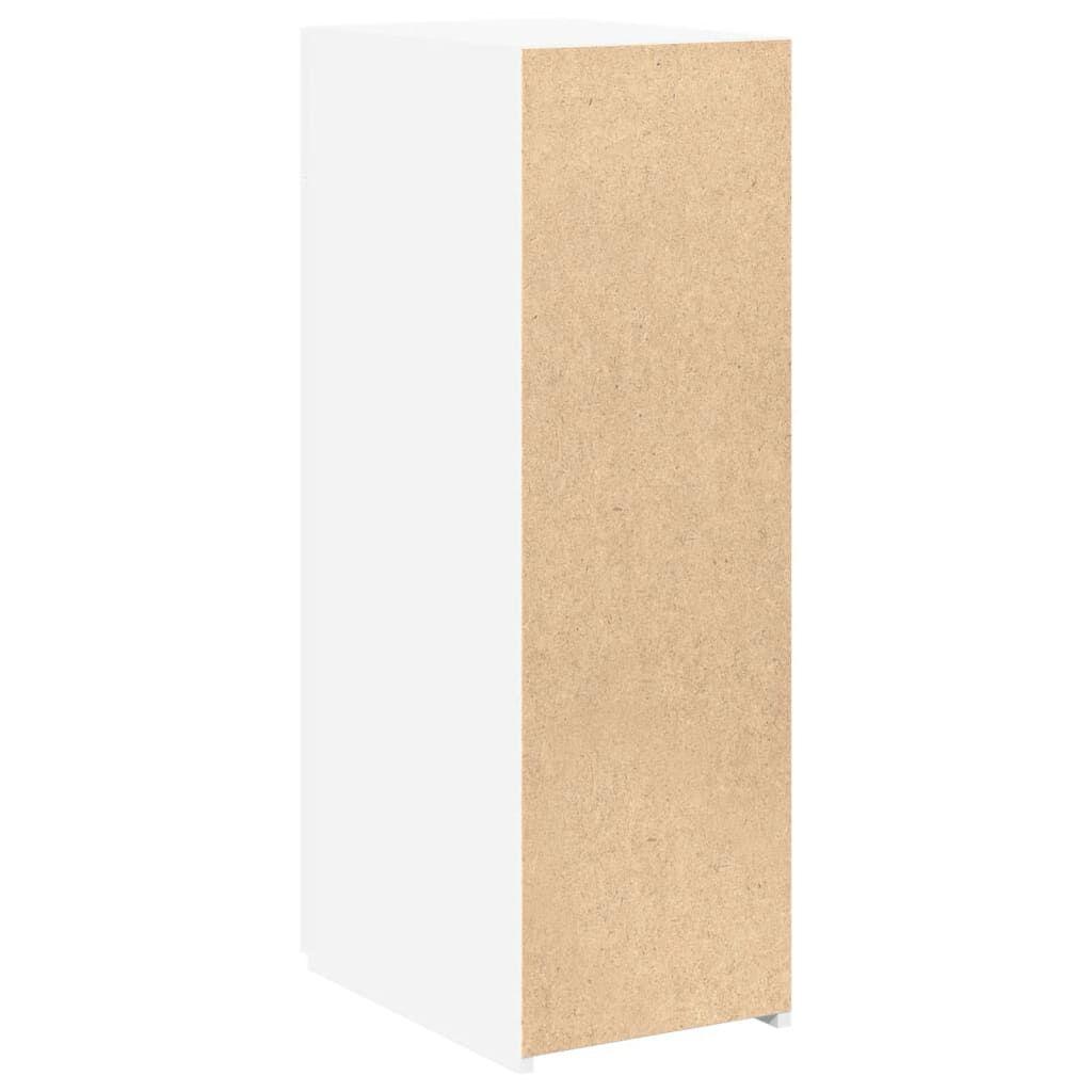 Weißer Seitenschrank, Schubladenschrank, Sofatisch, 30x42,5x93 cm