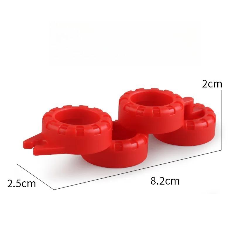 5 PCS Toy Car Simulation Racing Track Tire Road Resistance Track Guardrail Isolation Fence Fence Anti-collision Water Horse
