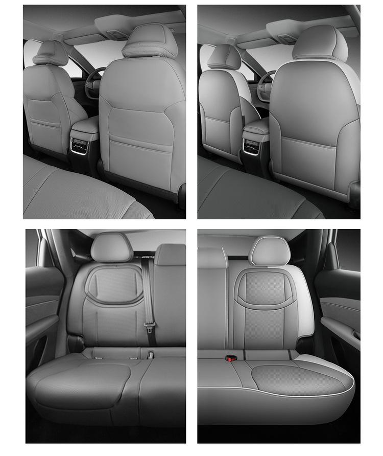 XPeng MONAM03 Leather Car Seat Cushion Set - Universal All-Season Full Coverage for Five Seats