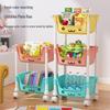 Multi-layer Children's Storage Rack for Snacks, Toys & More - Compact Organizer for Baby's Living Room