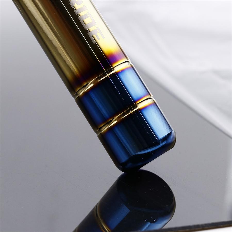 Aluminum Burnt Blue 13CM Car Gear Shift Knob Shifter Lever With 3Pcs Adapters