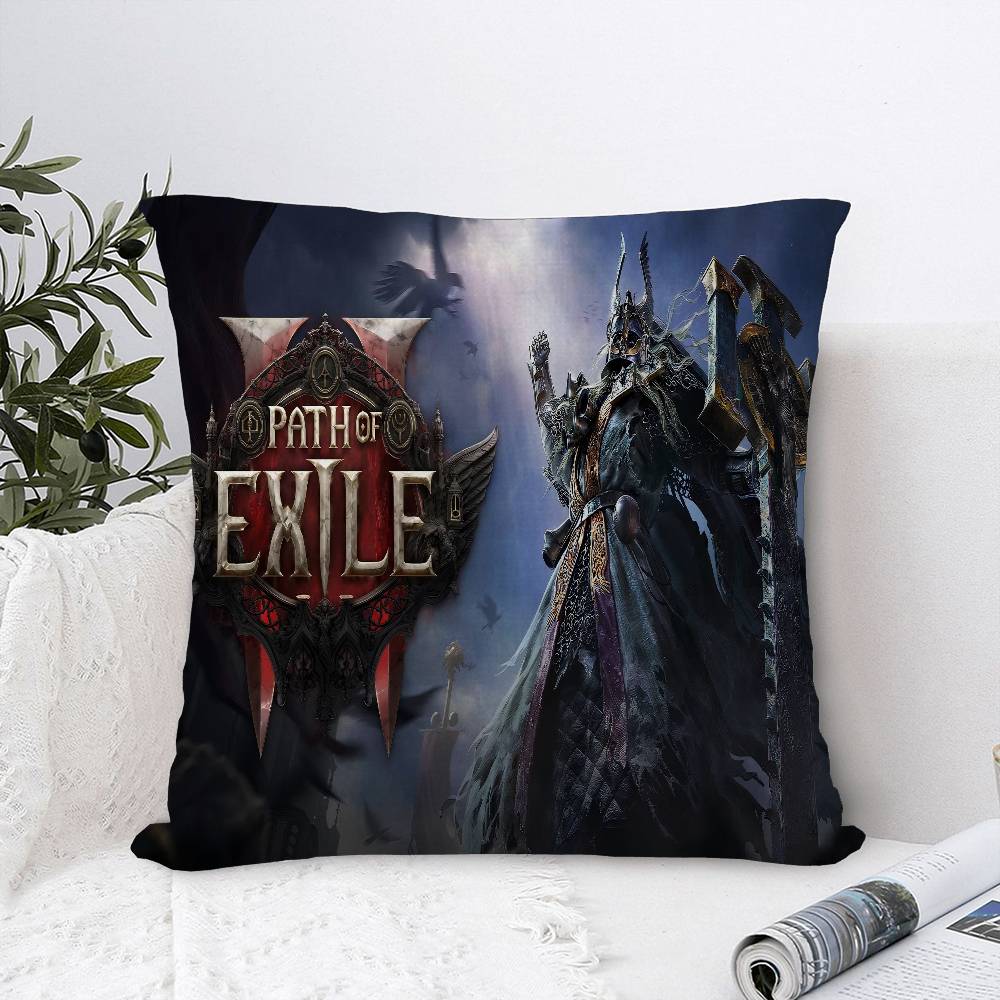Path Of Exile Personalized Pillow Cover Kids Bedroom Wild Party Decor Pillowcase Kid Birthday Shower Gift