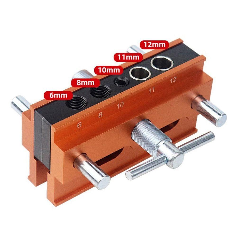 Precision Align Drill Locator Clamp Fixed Woodworking Clamp Wood Punch Tool Mortise Drilling