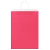 Paper Shopping Bags 250 pcs with Handles Pink 32 x 17 x 44 cm