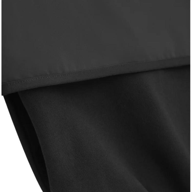 Fear Of God Essentials SS24 Nylon Fleece Mockneck Loose Fit Long Sleeve American Heavyweight Sweater Men sweater Black 202SU244300F