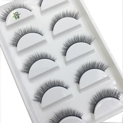 12 Style 5 Pairs 3D Natural Mink False Eyelashes Makeup Fake Eye Lashes Faux Cilios Make Up Beauty Tools