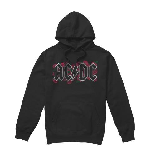 AC/DC Men's Roses Logo Hoodie