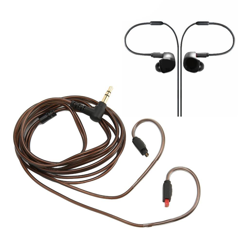 Plug and Play Replacement Earphone Cable 3.9ft Headphone Upgrade Cable Sound Cable for ATH IM04 IM03 IM02 IM01 IM50 IM70