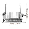 LEDMOMO Bathroom Hanging Basket, Wire Basket, Large Capacity, Steel, Rust-Resistant, for Bathroom, Kitchen, Washroom, Towels, Shampoo Bottles, Storage