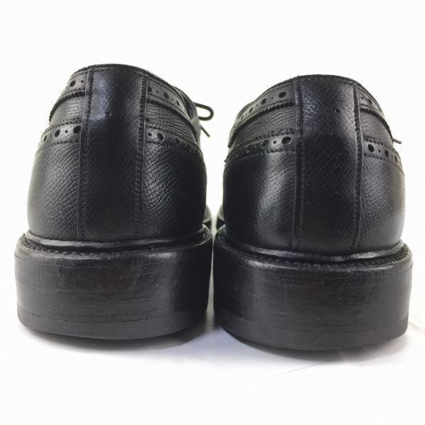 80s-90s Vintage CORDWAINER Wingtip Business Shoes Black Size 9.5C 26.5-27.0 Men's(USED)