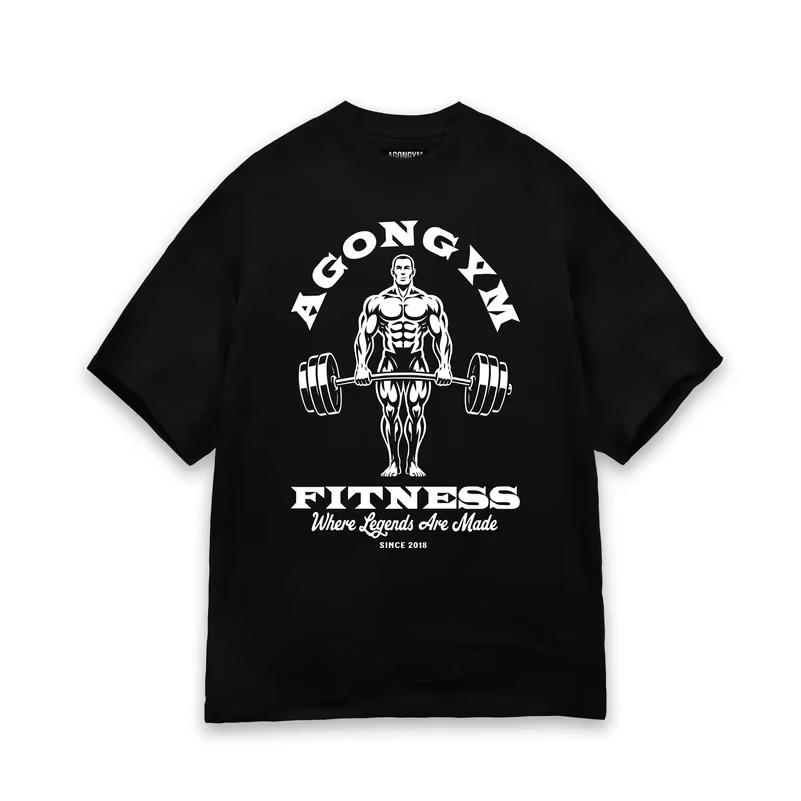 2026 New AGON GYM Fitness TShirt Where Legends Are Made Graphic Tee for Unisex S
