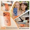 iPhone 17 Pro Max Case: Honeycomb Heat Dissipation, 360° Magnetic Stand, Apple 16 Lens Film, 15