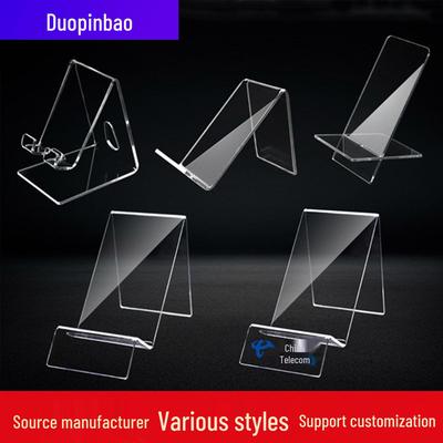 Acrylic Phone Stand - Creative Dorm Decor Transparent Display
