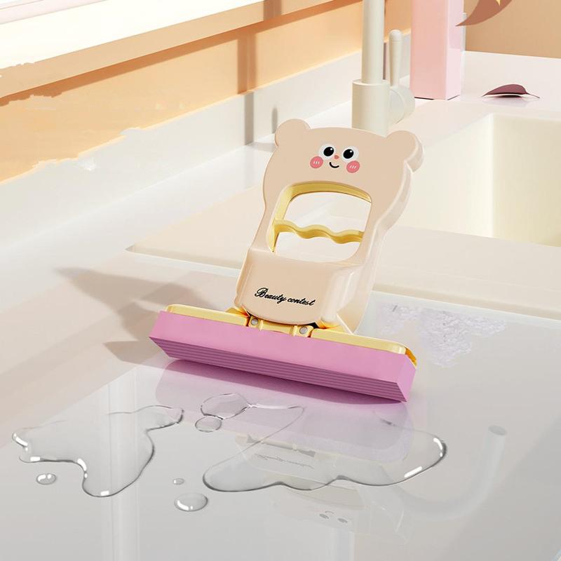 Cartoon Mini Mop Table Top Instead Of Cloth Water Absorption Can Be Suspended Hand Washing Lazy Rag Portable Cleaning Tablecloth