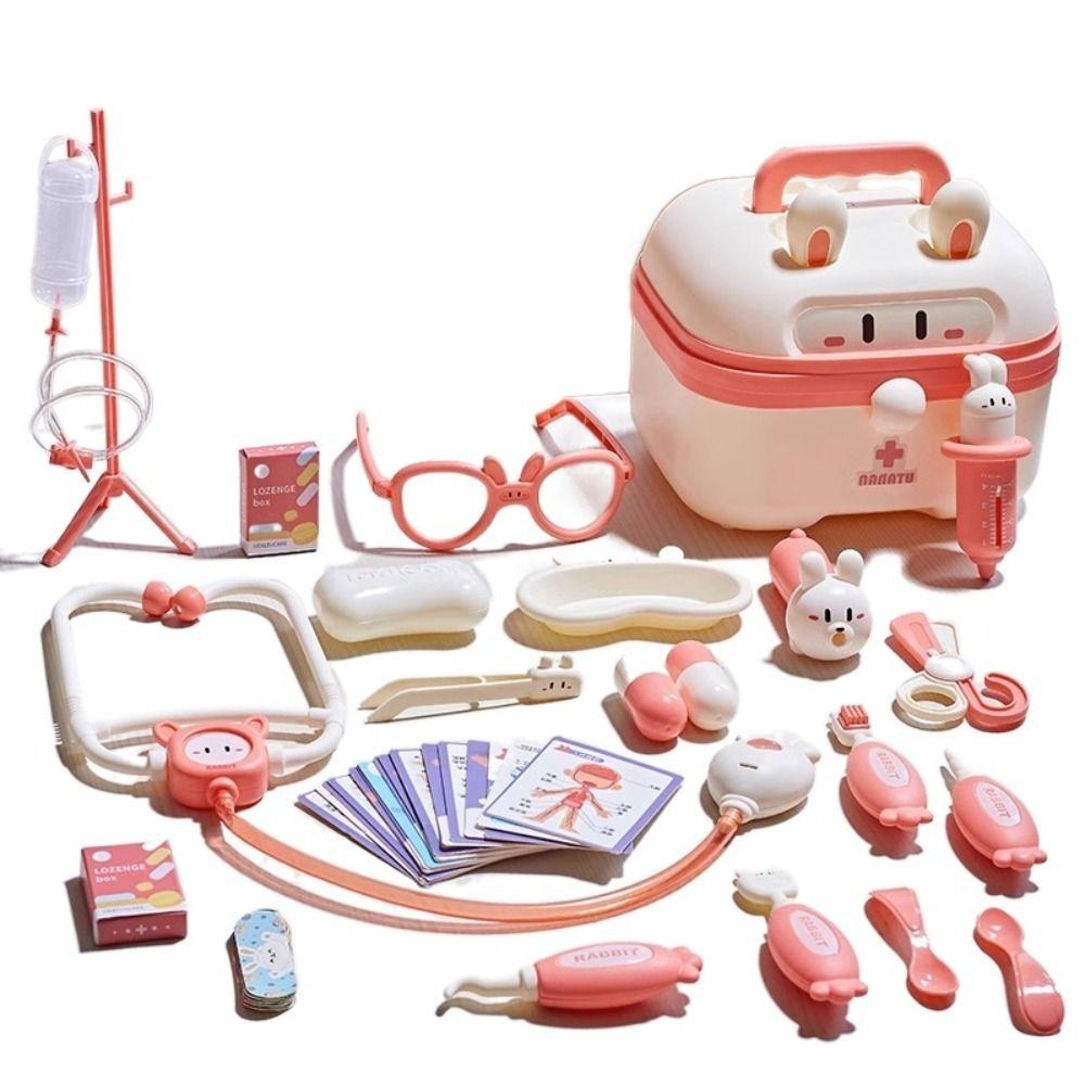 Educational Game Doctor Pretend Role Play Kit Nurse Tools Bag Toys  Kids Gift