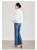 French Style Romantic Tencel Embroidered Women's Spring Shirt