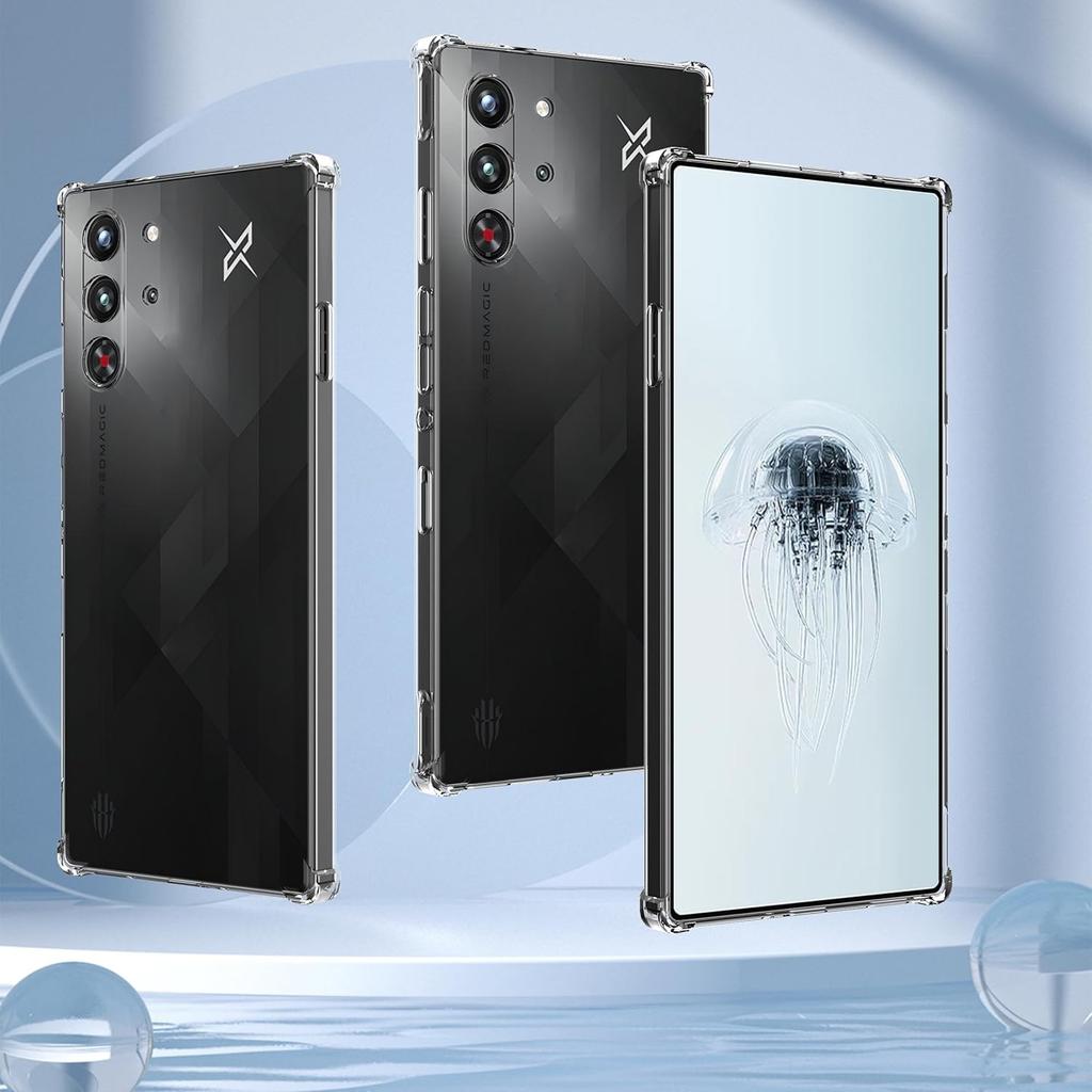 TPU Transparent Phone Case for ZTE Nubia Red Magic 10 Air Protective Cover Shockproof Back Shell