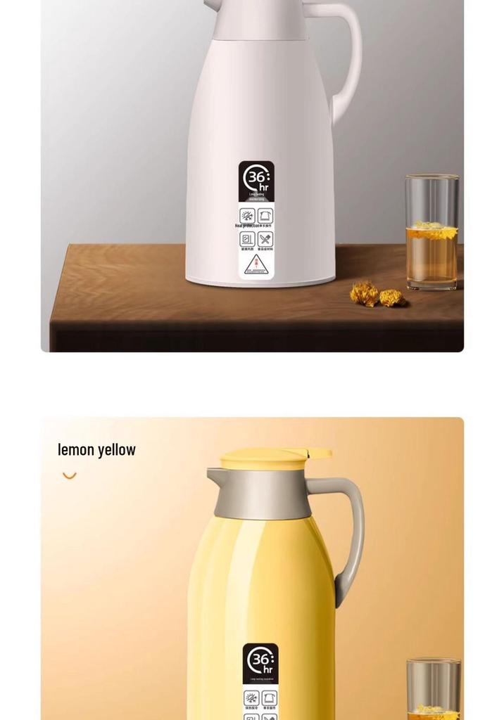 2024 Insulated Glass Thermos Flask - Large Capacity Water Kettle