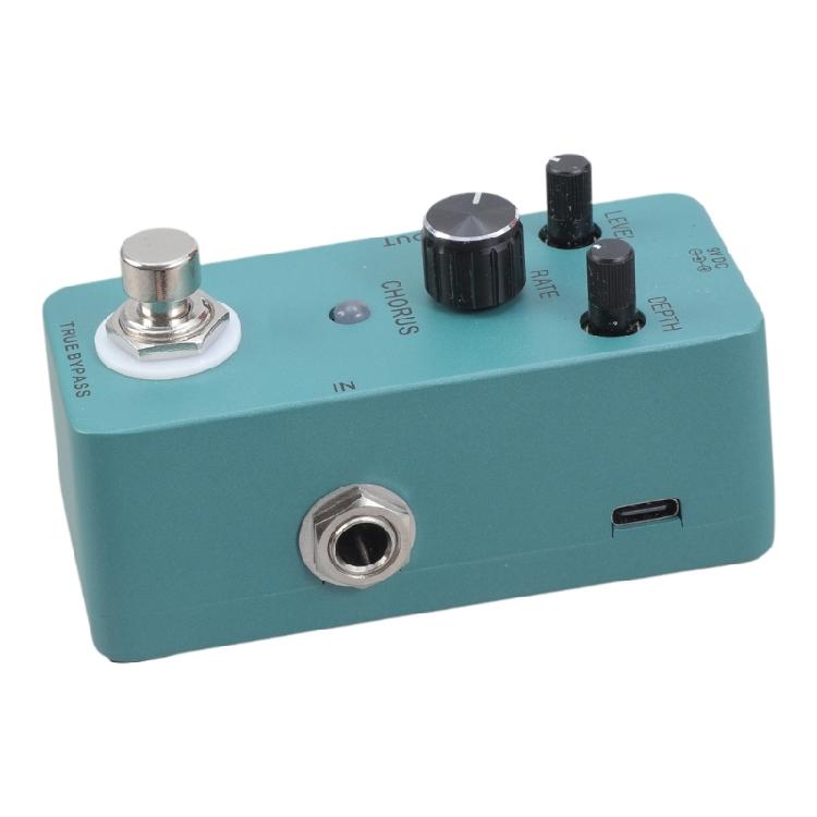 Analog Chorus Pedal for Guitar Featuring Level Depth Rate Control Full Metal Shell Analog Chorus Guitar Effects Pedal