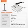 VEVOR Paper Cutter, Guillotine Trimmer, 457.2 mm Cut Length, 20 Sheets Capacity