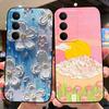 Case For Realme V60 Pro TPU Silicone Black Phone Cover For OPPO Realme 14x 5G Fashion Color Painted Soft Shockproof Coque Bumper