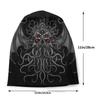 Bommelmützen Cthulhu Mythos Lovecraft Große Alte Unisex Damen Strickmütze Kopf Winter Warme Mütze Straße Skullies Beanies Mützen