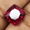 Natural Red Ruby Loose Gemstone Square Cushion Shape 7.50 Ct for Jewelry Making and Gem Collections